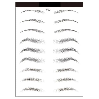 4D Waterproof Eyebrow Tattoo Stickers