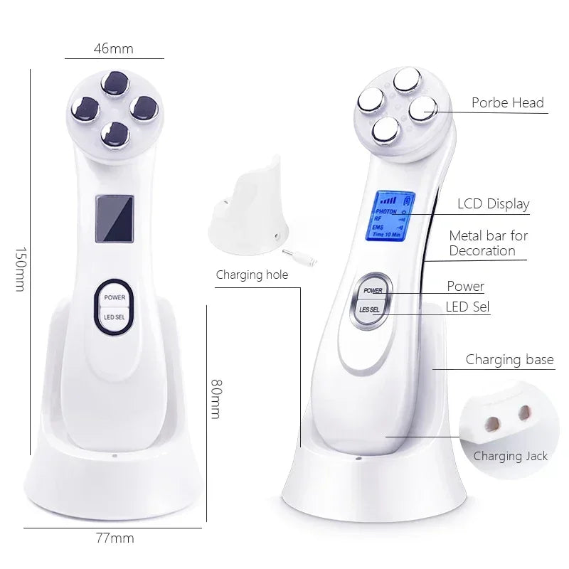 5-in-1 Face Massager Device